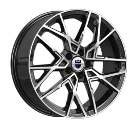 Диск литой 18x7 5x108 ET33 D60.1 K&K Вудроф Алмаз черный платинум