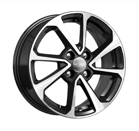 Диск литой 15x6 4x100 ET50 D60.1 K&K КС861 Алмаз черный фото 1