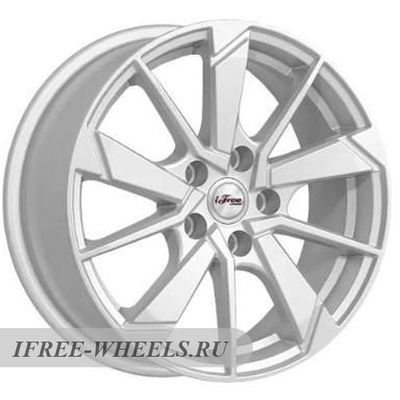 Диск литой 16x6.5 5x108 ET33 D60.1 IFREE Зиплайн (КС1042) Нео-классик фото 1