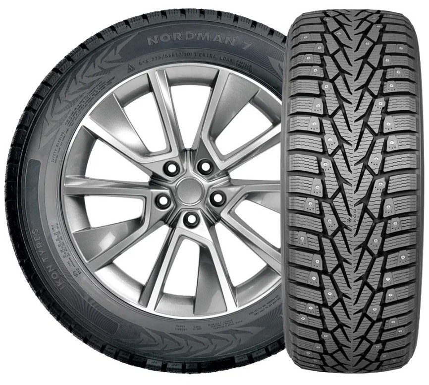 155/80R13 79T Ikon Character Ice 7 (Ikon Nordman 7) шип  фото 1