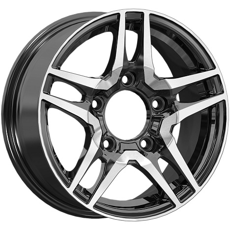 Диск литой 15x6 5x139.7 ET40 D98.1 IFREE Бустер  Блэк Джек фото 1