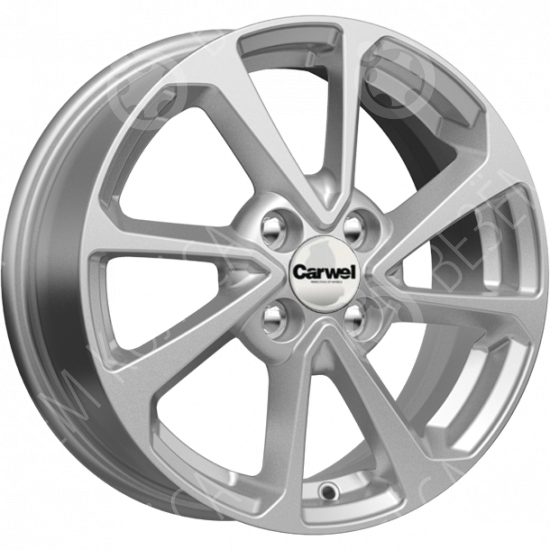 Диск литой 15x6 4x100 ET46 D54.1 Carwel Ессей 105 (Solaris II) SВ фото 1