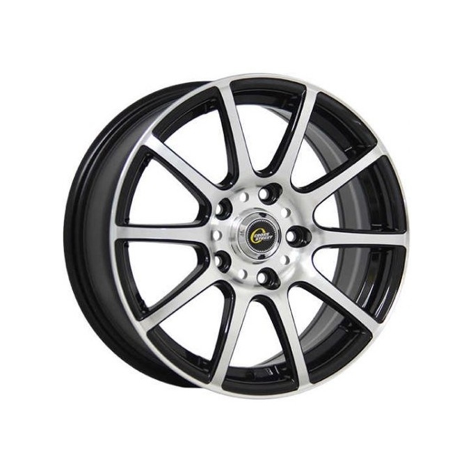 Диск литой 14x6 4x98 ET35 D58.6 CROSS STREET Y1010 BKF фото 1