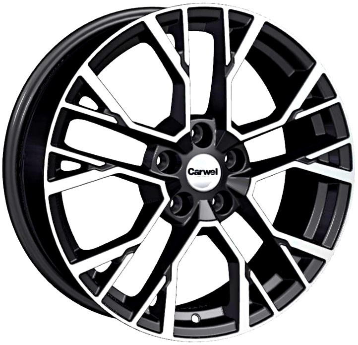 Диск литой 18x7 5x114.3 ET53 D54.1 Carwel Камак 1810 (Geely Coolray) ABT фото 1